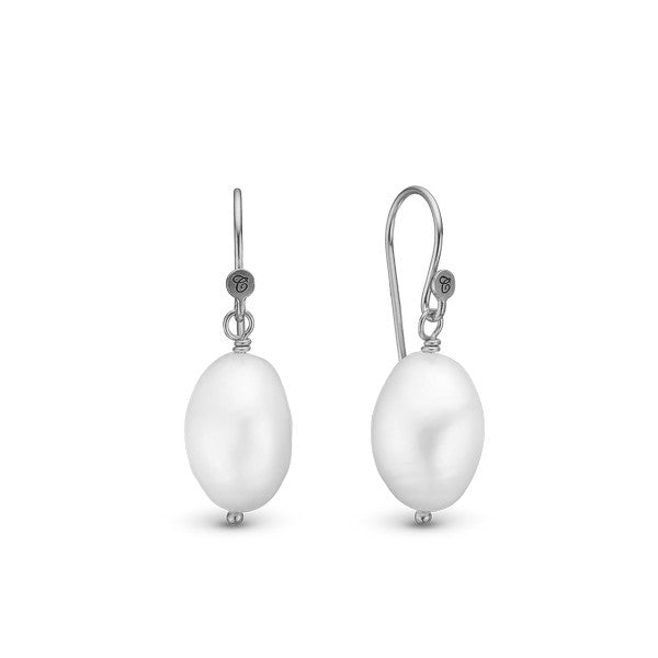 PEARL DREAM sølvøreringe med hvide perler fra Christina Jewelry & Watches